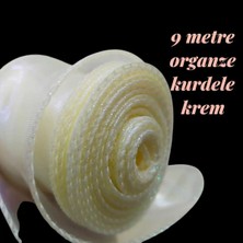 Mutkin 9 M Organze Kurdela – Hediye Paketlemelerin -Çiçek Yapımı-Hobi Işleriniz -Dıy-Krem