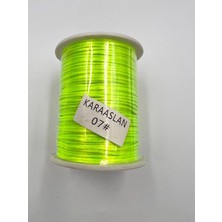 Karaaslan Floş Ip Neon Yeşil Renk 100 Metre ( Bobin) 1 mm