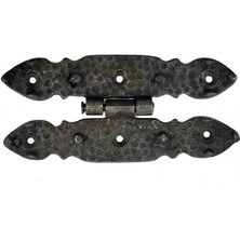 Milas Toptan mt Antika Tarz Dekoratif Pirinç Düğmeli Menteşe - 142X69 Mm, Oksit