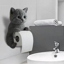 Milas Toptan mt Kedi Tasarımlı Tuvalet Kağıtlığı