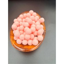 Karaaslan Toz Pembe Yumuşak Ponpon Silikon 200 Adet 2 cm -20 mm