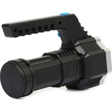 Milas Toptan mt PS-3879 USB Şarj Göstergeli Şarj Edilebilir 7*xpe +Cob LED El Feneri