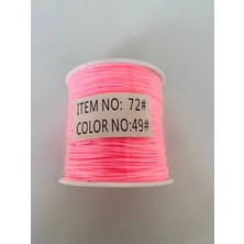 Karaaslan 100 Metre Pembe Renk Paraşüt Ipi 20 Farklı Renk Paraşüt Ip Takı Malzemeleri