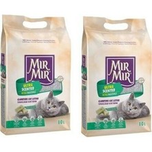 Mır mır Mırmır Bentonit Marsilya Kedi Kumu 2 x 10 Lt