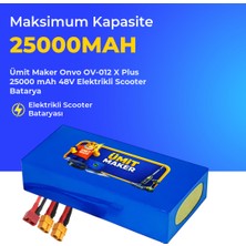 Ümit Maker Onvo OV-012 x Plus 25000 Mah 48V Elektrikli Scooter Batarya