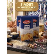 3 Adet Mutlu Irmik 500 gr
