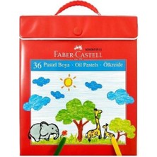 Faber-Castell 36 Renk Plastik Çantalı Pastel Boya