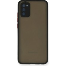 Martshop Galaxy A03S Kılıf Montreal Silikon Kapak - Siyah
