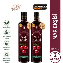 Bala Hatun Nar Ekşisi 700G - %100 Nar Özü, Katkısız ve Koruyucusuz - Pomegranate Molasses (2'li)