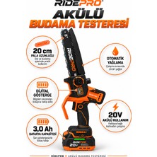Ridepro RP-1136 20V Kömürsüz Budama Testeresi 20 cm – 2 Akülü