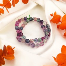 Moony Stone Florit Doğal Taş Dizi (8mm)