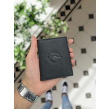 Visso Leather 1904 Opel  Logolu  Deri Araç Ruhsat Kılıfı Isme Özel Çanta Erkek Kadın Modeli