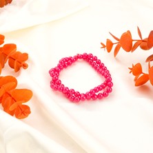 Moony Stone Yakut (Rubylite) Dizi Doğal Taş (6mm)