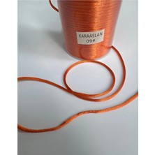Karaaslan Turuncu Floş Ip 100 Metre 1 mm - Bileklik ve Takı Yapım Ipi