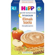 Hipp Tahıl Bazlı Ek Gıda Sütlü Elmalı Iyi Geceler 250 G 4. Aydan Itibaren (6'li Paket)