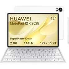 Huawei (2025) Matepad 12X 12.0'' Papermatte Edition 12GB 256GB Klavye M-Pencil Pro Hediyeli, Beyaz