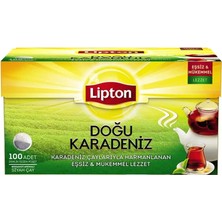 Lipton Doğu Karadeniz Demlik Poşet Çay 100'LÜ (6'li Paket)