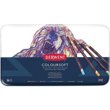 Str Store Coloursoft Serisi Kuru Kalem Seti - 36 Renk Metal Kutulu