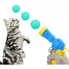 Eğlenceli Peluş Top Atan Kedi Oyuncağı 11 Parça