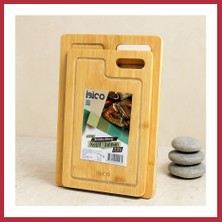 Bezos Bambu Kesme Panosu 2'li Set (18X28 & 22X32 Cm) Strsnl