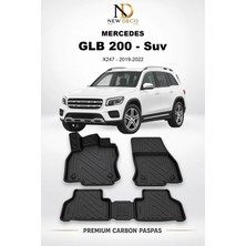 NewDeco Mercedes Glb 200 Suv X247 2019-2022 Araca Özel Premium 5d Karbon Havuzlu Oto Paspas