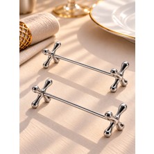 HVM Çatal Kaşık Bıçak Tutucu Stand 2'li, Dekoratif Metal Çatal Bıçak Dinlendirme Aparatı