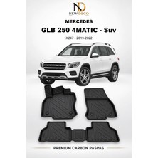 NewDeco Mercedes Glb 250 4matic Suv X247 2019-2022 Araca Özel Premium 5d Karbon Havuzlu Oto Paspas