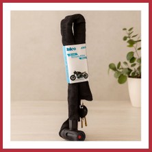 Bezos 150 cm Zincirli Anahtarlı Motor & Bisiklet Kilidi (Bez Kılıflı) Strsnl