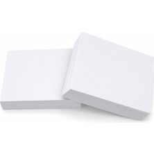 Str Store 7 x 10 cm Boş Not Kartı – 200 gr Kalın 1. Hamur Beyaz Kâğıt – Ders Çalışma, Hediye Notu, Paket Içi Teşekkür ve Hatırlatma Kartı