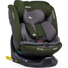 Kraft Figo Fix I-Size (40-150 Cm) 0-36 kg Oto Koltuğu Yeşil