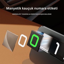 Str Store Polham Araç Içi Geçici Park Için Telefon Numaratörü, Forforlu Açılıp Kapanabilen Premium Numaratör