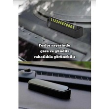 Str Store Tafce Araç Içi Park Telefon Numarası Fosforlu Numaratör Oto Cam Kartı