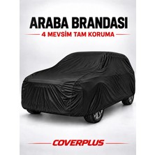 CoverPlus Volkswagen Taigo Uyumlu Siyah Araba Brandası Oto Branda- Araç Örtüsü