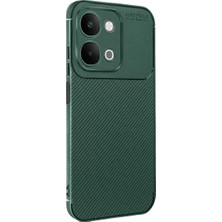 Eco Port Newface Vivo Y31D Auto Focus Karbon Kapak - Yeşil