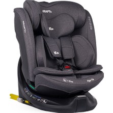 Kraft Figo Fix I-Size (40-150 Cm) 0-36 kg Oto Koltuğu Gri