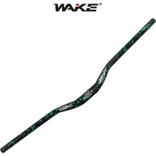 Belirtilmemiş Wake Kamuflaj Desenli Aluminyum Mtb Gidon 31.8mm 780MM - Siyah Yeşil