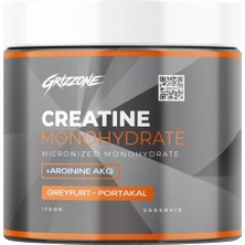 Grizzone Creatine Monohydrate Greyfurt-Portakal