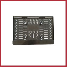 Bezos Çıtalı Kare Plastik Plakalık Motosiklet Plaka Altlığı 25X16CM Strsnl
