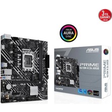 Asus Prıme H610M-K D4 Argb Ddr4 3200MHZ 1xhdmı 1xm.2 USB 3.2 Matx 1700P (12. / 13. ve 14. Nesil Işlemci Uyumlu)