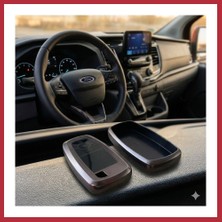Bezos Ford Custom Uyumlu Smart 3 Buton Silikon Oto Anahtar Kumanda Kabı Kılıf Gri Strsnl
