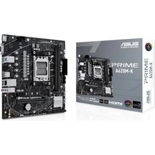 Asus Prıme A620M-K Ddr5 7000MHZ 1xvga 1xhdmı 1xm.2 USB 3.2 Matx Am5 (Amd Am5 9000/8000/7000 Serileri Ile Uyumlu)