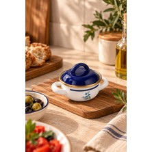 Bernardo Sapphire Emaye Mini Pot 10 cm