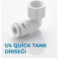 SUROBOTIC Yeni Nesil Arıtma Surobotic Su Arıtma Tank Dirseği Iç Diş x 1/4 6 mm Quick Bağlantı Aparatı