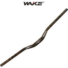Belirtilmemiş Wake Kamuflaj Desenli Aluminyum Mtb Gidon 31.8mm 780MM - Siyah Gold