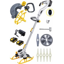 Ridepro RP-2071 Akülü Çim Biçme Makinesi – 2 Akülü, Teleskopik