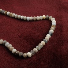Moony Stone Rondel Kesim Akuamarin Doğal Taş Dizi (6mm)
