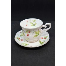 Royal Canterbury Çilek Tarlası Fine Bone China Fincan 180 ml