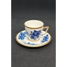 Bavaria Delft Vintage Porselen Kahve Fincanı 75 ml