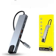 Pratik Dönüştürücü Adaptör Type-C Hdmı USB 3.0 Macbook