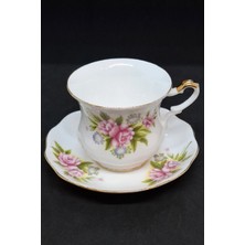 Abbetc Royal Ascot Gül Sepeti Fine Bone China Fincan 180 ml